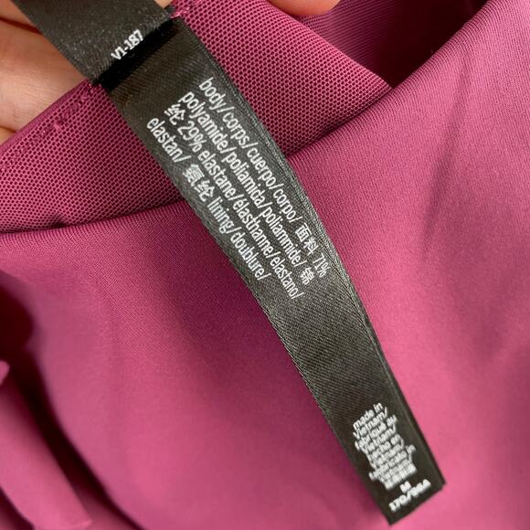 Victoria's Secret purple ruffle crop top size medium - Picture 6 of 6